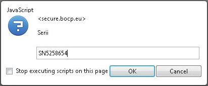 Serie produs pe certificat de garantie